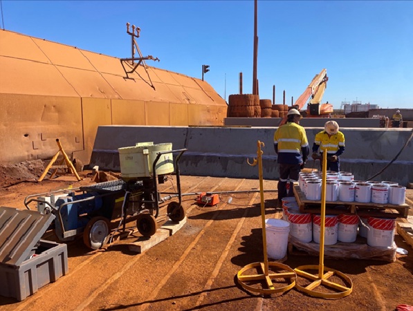 Epoxy Grout Mixing & Pumping Services Image 2 Epoxy Grout Mixing & Pumping Services